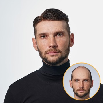 Prótese Capilar Homem: Cabelo 100% Humano