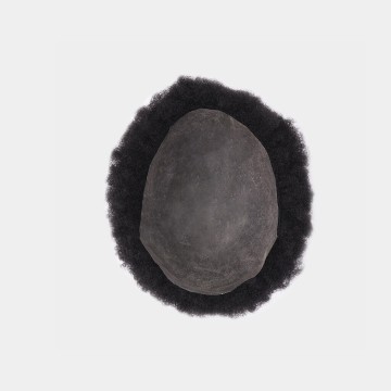 Prótese Capilar Homem AFRO: Cabelo 100% Humano